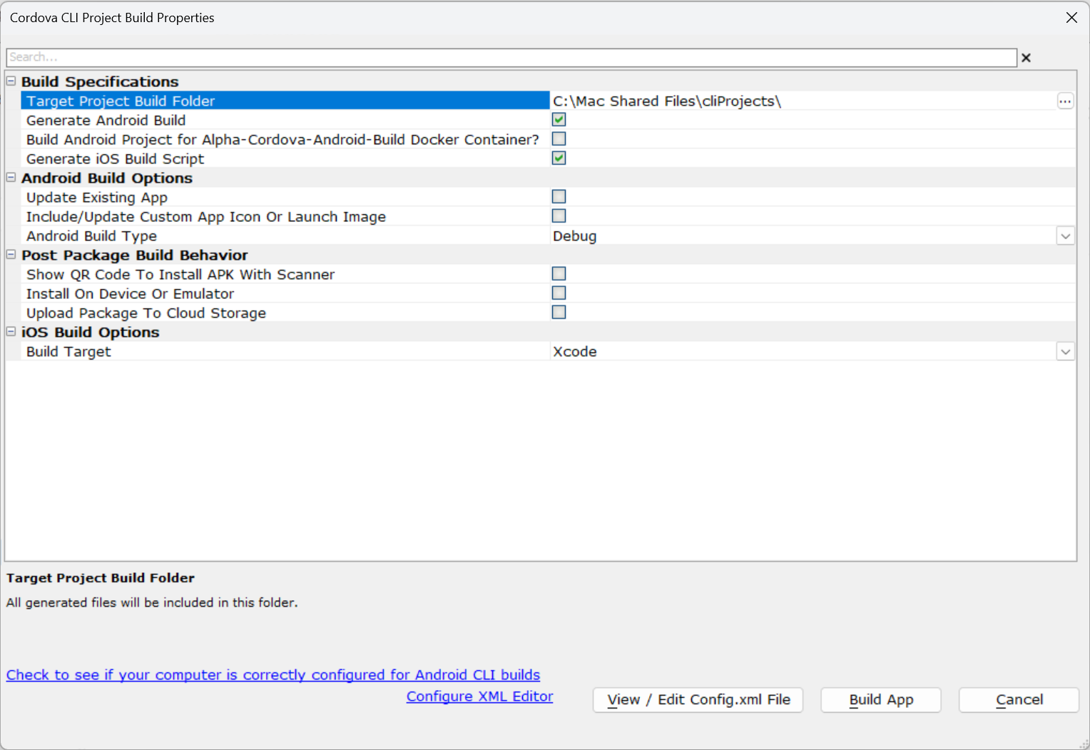 Cordova Cli Builder R1